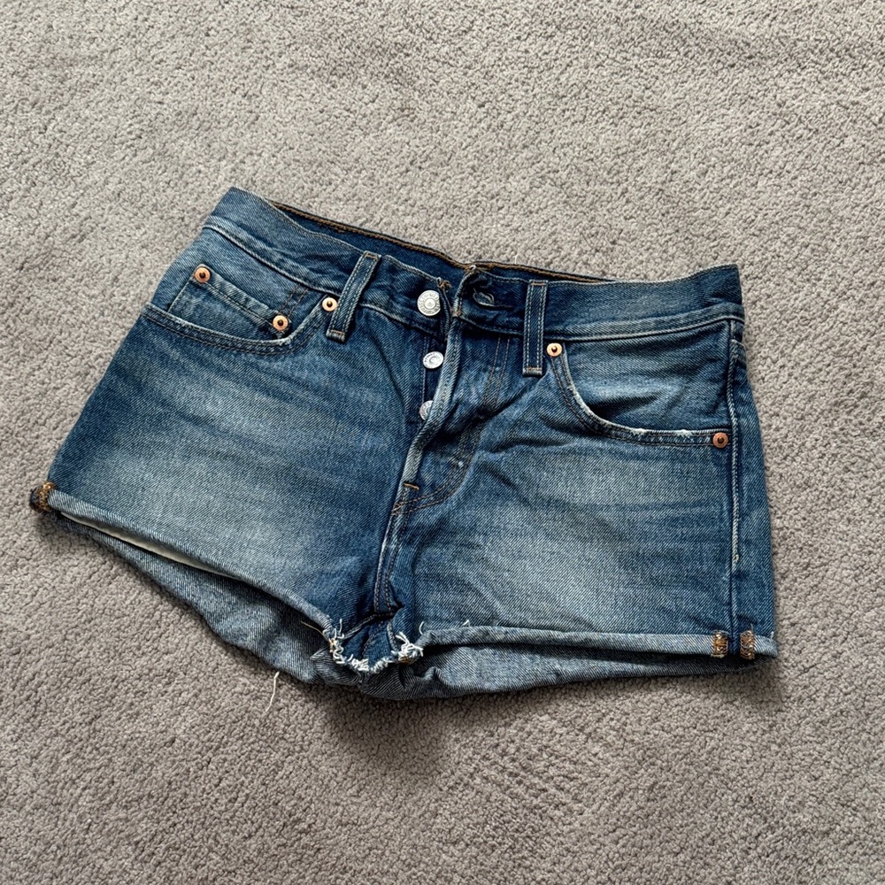 Levi's Classic Blue Jean Shorts